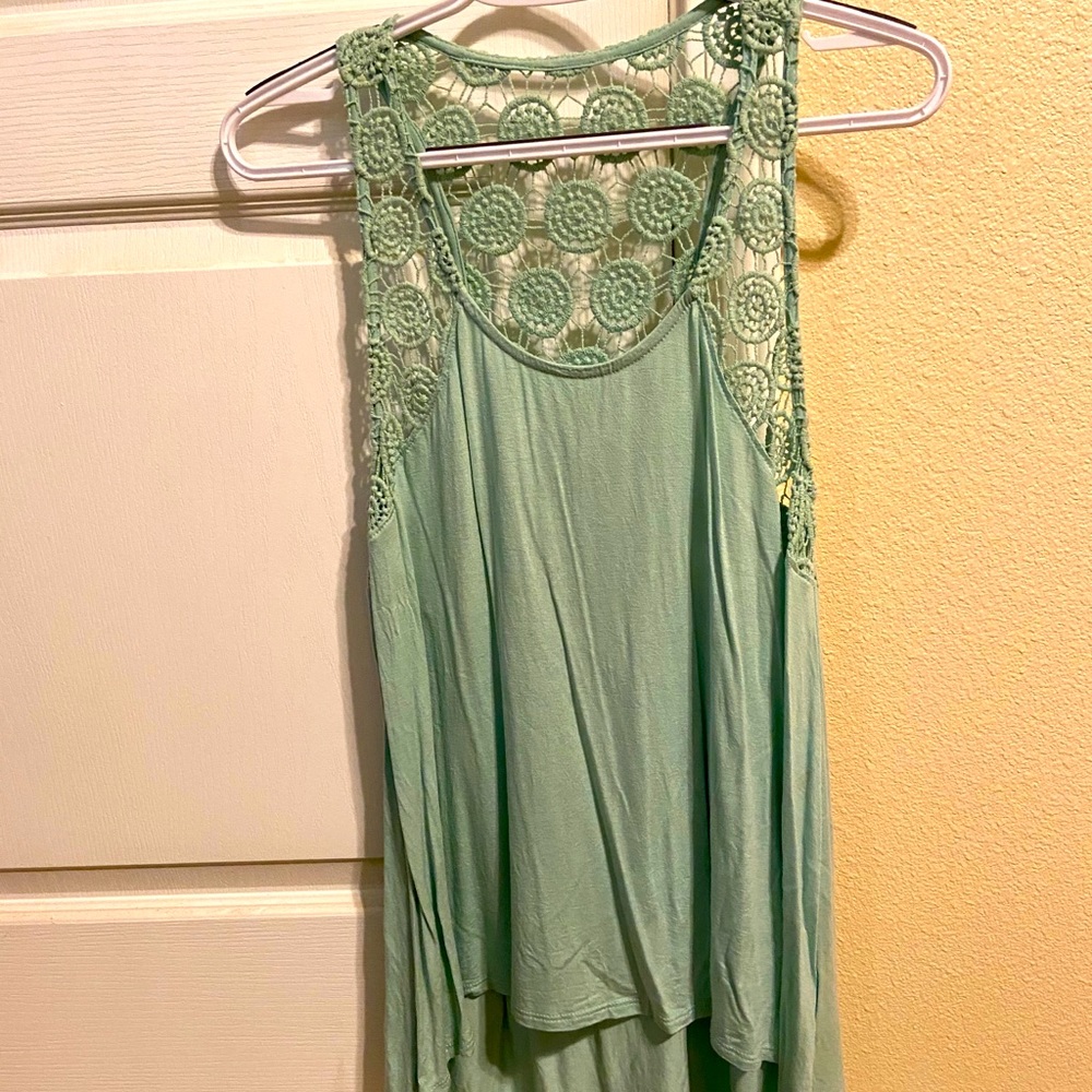 Teal tank top